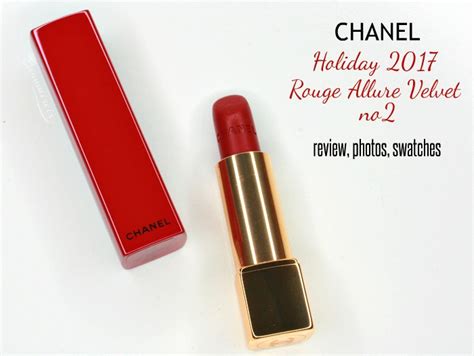 chanel rouge allure holiday 2017|Chanel Holiday 2017 Rouge Allure Velvet Lipstick .